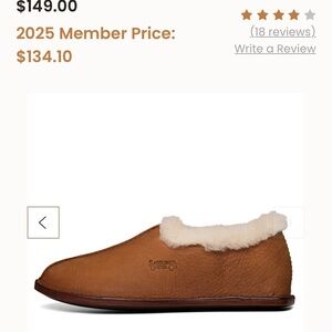 Cozy Shearling Lined Leather Slip-Ons